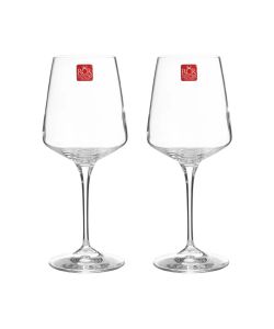 Set 2 Calici per Vino Bianco in Vetro Trasparente Elegante - 460 ml
