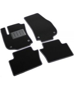 Set 4 Tappetini auto Opel Zafira B dal 2005-11 Moquette Neri antiscivolo Sprint03411