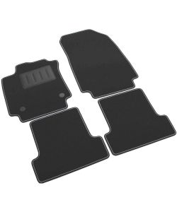 Set 4 Tappetini auto Renault Clio IV Belina 3/5 porte 2012-19 Moquette Neri antiscivolo Sprint03704