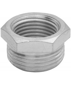 IDRO BRIC Riduzione esagonale acciaio zincato 3/8' F x 1/2' M resistente