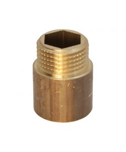 Prolunga in Ottone Giallo 1/2' x 10 mm - Superficie Regolare