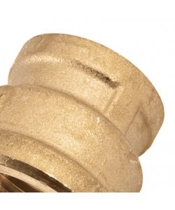 Idrobric Manicotto FF Ridotto Ottone Giallo 1/2