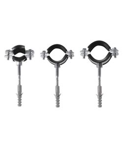 Idrobric Collari Isofonici 110 mm Set 2 Pezzi Acciaio Zincato EPDM