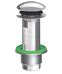 Piletta click-clack in plastica cromata