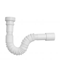 Canotto flessibile estensibile con ghiera in plastica  diam.1'1/2 x 40