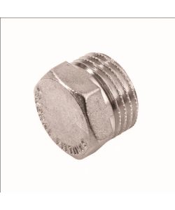 Idrobric Tappo maschio cromato lucido 3/8