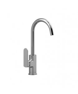 Rubinetto miscelatore monocomando lavello bocca alta, finitura cromo diam. 25 mm
