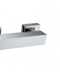 Rubinetto miscelatore monocomando esterno doccia, finitura cromo 25 mm