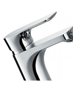 Idrobric Rubinetto Miscelatore Bidet Cloe - Finitura Cromo - Cartuccia Ceramica 35mm - Piletta Metallo 1