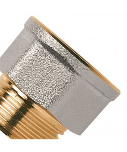 Idrobric Raccordo diritto a compressione per tubo rame 1/2