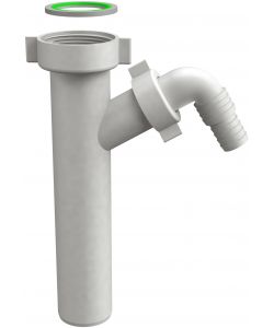 Tubo Flangiato Antiriflusso per Lavatrice 1'1/2 �40x200 mm