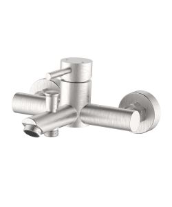 Idro Bric Miscelatore vasca Antea acciaio spazzolato 30x34 cm