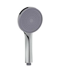 IDRO BRIC Soffione Doccia Eris Grigio Cromato 11 cm Diffusore Smontabile