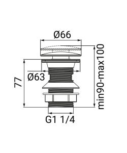 Piletta Scarico Click Clack 1