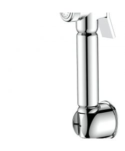 Idro-Bric idroscopino tondo Flex 150 cm cromato con supporto a parete