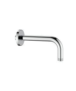 Braccio Doccia Curvo Tondo 20 cm Inox Cromato - Universale 1/2'