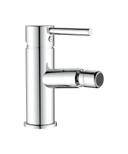 Rubinetto London Bidet Monocomando Cromo Ottone 35mm Flessibili Inclusi