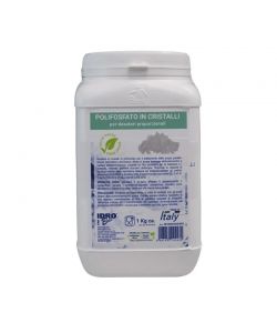 Barattolo polifosfati in cristalli 1 Kg per caldaie ed elettrodomestici