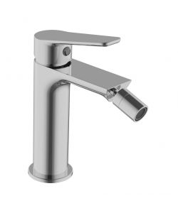 Vegas Rubinetto Bidet Cromo Monocomando 26mm con Piletta Click-Clack