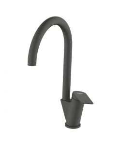 Idro-Bric Miscelatore lavello cucina monocomando gungrey bocca alta Ø35mm