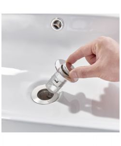 Idrobric Piletta Click-Clack Cestello Raccoglitore per Lavabo d.60mm