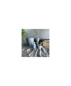 Lucy Set Accessori Bagno 5 Pezzi Beige in Termoplastica Resistente