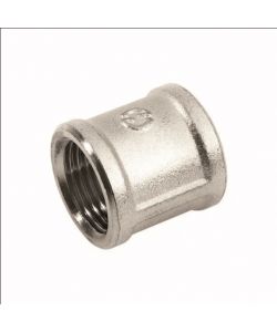 IDRO BRIC Manicotto filettato Femmina-Femmina 3/8' cromato lucido