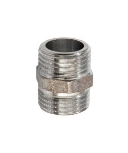 IDRO BRIC Raccordo nipple doppia vite ottone cromato 1/2