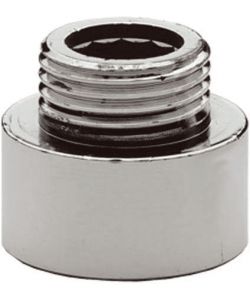 IDRO BRIC Raccordo Nipple Ottone Cromato 1/2x3/4 Piccolo per Impianti