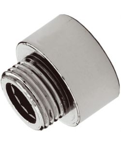 IDRO BRIC Raccordo Nipple Ottone Cromato 1/2x3/4 Piccolo per Impianti
