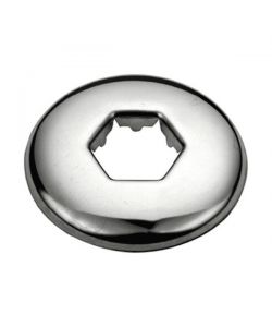 IDRO-BRIC Rosetta Esagonale Ottone Cromato Diametro 1/2'