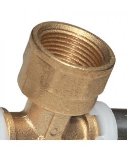 IDRO BRIC Raccordo Tee Femmina 1/2x20 A Pressare per Multistrato