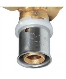 IDRO BRIC Gomito Femmina con Staffa 1/2x16 A Pressare per Multistrato