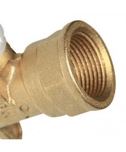 IDRO BRIC Gomito Femmina con Staffa 1/2x16 A Pressare per Multistrato