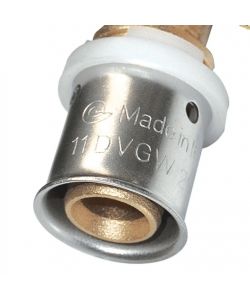 IDRO BRIC Gomito Maschio 1/2x16 A Pressare per Multistrato Plastica