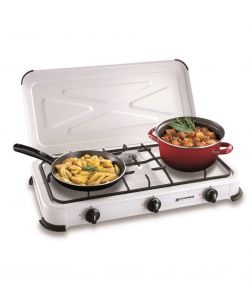 Kemper Fornello a Gas 3 Bruciatori - Con Griglia e Coperchio