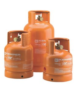 Kemper Bombola per Gpl da 5kg Ricaricabile - Valvola di Sicurezza