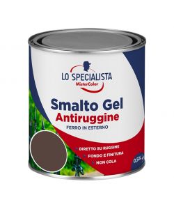 Smalto a solvente antiruggine Marrone 0,5 l