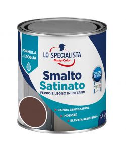 Lo Specialista Smalto Satinato Marrone 0,5 l