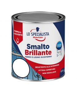 Lo Specialisa Smalto Brillante a Solvente 0,5 l Bianco