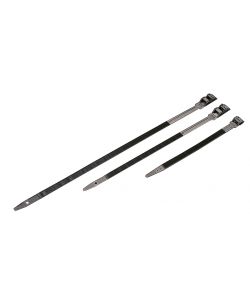 Fascette per cablaggi esterni 25 pezzi 9 x 180 mm Nero