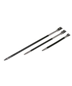 25 Fascette per cablaggi 9 x 350 mm Nero