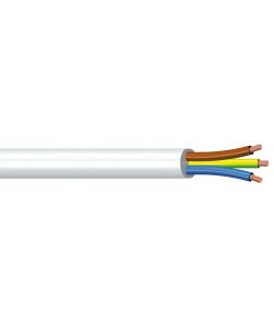 10m cavo tripolare sezione 3 x 1 mm Bianco
