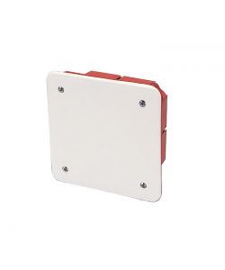 Scatola di derivazione da incasso con placca 92 x 92 x 45 mm