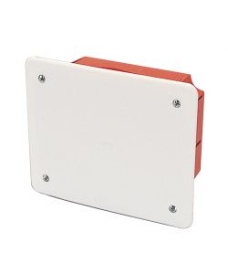 Scatola di derivazione da incasso con placca 119 x 96 x 50 mm