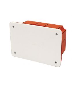Scatola di derivazione da incasso con placca 153 x 98 x 70 mm
