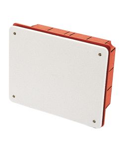 Scatola di derivazione da incasso con placca 198 x 153 x 70 mm