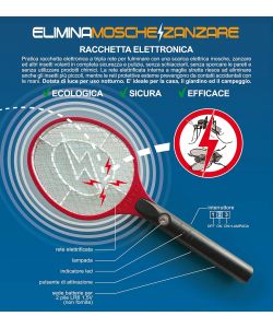 Racchetta elettronica Elimina Insetti