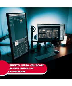 Poly Pool Prolunga Elettrica Bianca 5m con Interruttore di Sicurezza