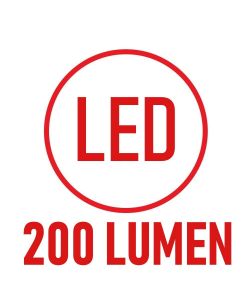 Poly Pool Lampada Portatile COB LED 2W 200lm Ricaricabile - 3xAA 1,5V